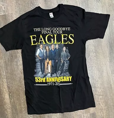 The Eagles The Long Goodbye Final Tour T-Shirt Black Cotton -M • $4.99