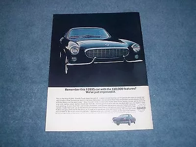 £7.85 • Buy 1963 Volvo P1800 Vintage Color Ad  Remember This $3995 Car With $10,000 Features