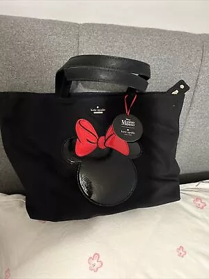 Kate Spade Minnie Mouse Cotton Canvas  Tote Bag Bnwt • £87.30