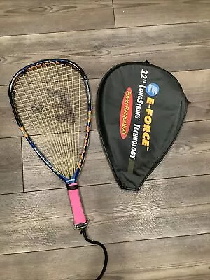 E-Force 22  Longstring Racquetball Power Racquet Voltage W/ Cover A1 Condition • $32