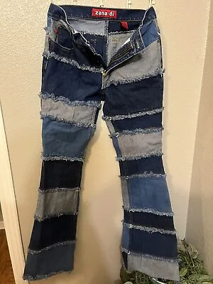 Zana Di Patchwork Jeans Flare Bottom Size 5 • $20