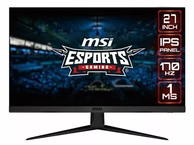 MSI G2712 27  Gaming Monitor FHD 170Hz 1ms FreeSync IPS 27inch Monitor • $269