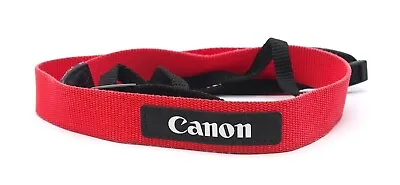 Genuine Canon Red & Black 35mm Camera Neck Strap - UK Dealer • £5.47