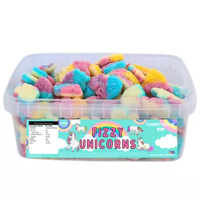 Candycrave Sweet Tub 600g Jelly Fizzy Pick N Mix Candy Party Favour Wedding Gift • £7.99