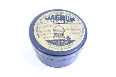 David Nickerson Magnum Pellets .22 Airgun Pellets And Tin • £2