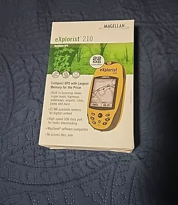 Magellan EXplorist 210 Handheld GPS Unit Waterproof Hiking Geocache Portable • $40