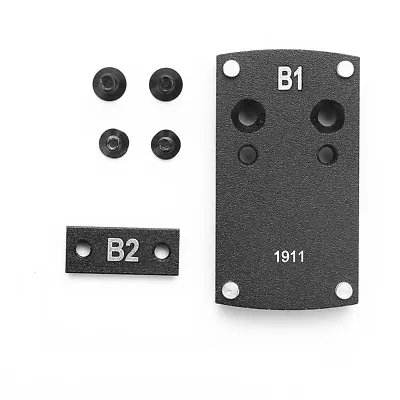 Tactical Pistol Mount Plate Base For Micro Red Dot Sight B1 Fits 1911 • $8.99