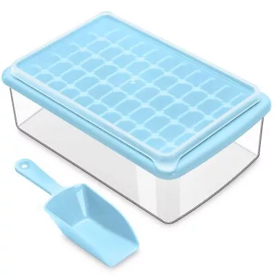 Ice Cube Tray With Lid And Bin For Freezer Easy Release 55 Mini Nugget Ice T... • $18.19