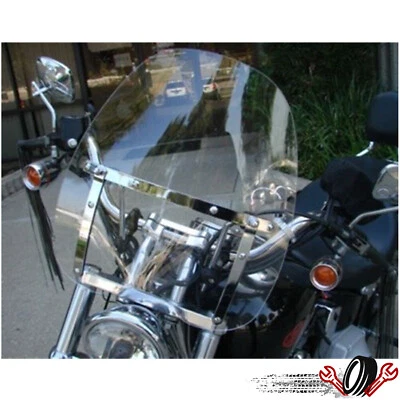 $47.80 • Buy Large Windshield 19 X17  For Kawasaki Vulcan VN 500 750 800 900 1500 1600 1700