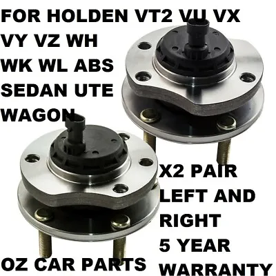 Wheel Bearing Hub Abs For Pair X2 New Holden Caprice Statesman Wh Wk Wl V6 &v8 • $104.99