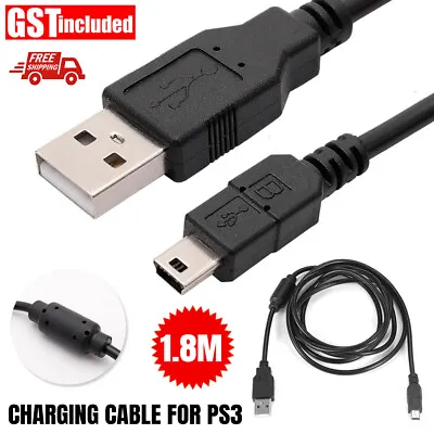 1.8M USB Charger Charging Cable For Playstation 3 PS3 Wireless Controller • $4.62