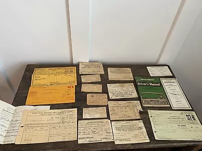 Vintage Indiana Paper Drivers License & Car Registration Lot BMV Dodge Manual ++ • $75