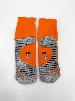 2016 Miami Dolphins Team Issued Nike Orange Color Rush Low Ankle Socks Sz Large • $19.99