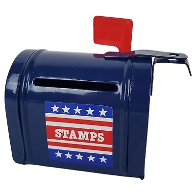 Mailbox Stamps Roll Holder Dispenser USPS Blue Red Magnetic Current New Design • $15.82