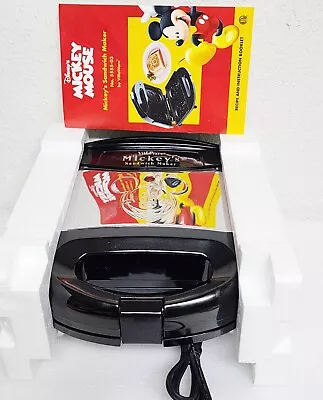 Villaware Disney Mickey Mouse Sandwich Maker Model# 5555-03 Cleaned & Tested • $77.99