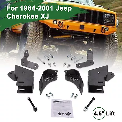 4.5  Lift Front Control Arm Drop Bracket Kit Fit For 1984-2001 Jeep Cherokee XJ • $69.99