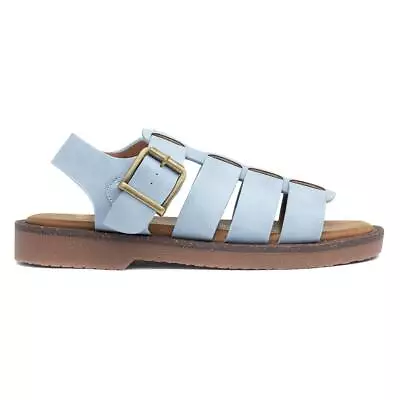 £29.99 • Buy Heavenly Feet Womens Sandals Blue Denim Strappy Reef Size EU 36,37,38,39,40,41
