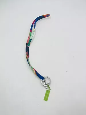 Vera Bradley Lanyard Key Chain Shoulder Strap Mini Multicolor NWT • $9.99