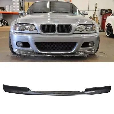 For Bmw E46 M3 2001-2006 Csl Style Hc Carbon Fibre Front Bumper Lip Splitter • $330