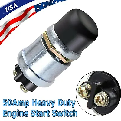 Waterproof Switch Push Button Horn Engine Start Starter For Car Boat Track 12V • $3.75