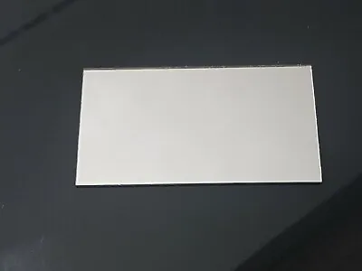 10 Pieces Silver Glass Mirror Tiles 8 X 4.6 Cm 1 Mm Thick. Art&Craft  • £14.99