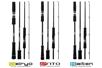 Storm Gomoku Nero ERITO 6' 1 Piece PE 0.8-1.5 Micro Jigging Spin Red Light Rod • $107.99