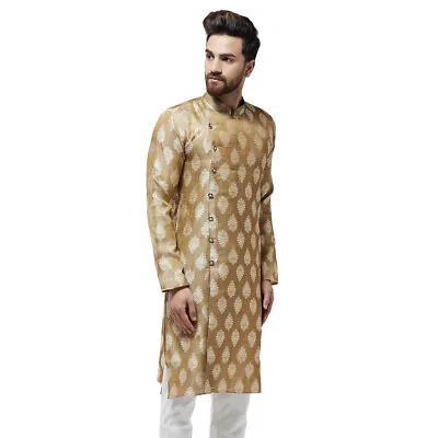 Sojanya Men's Jacquard Silk Kurta  Size M 38 • £19.78