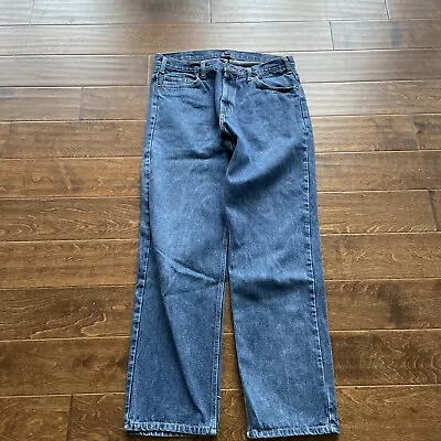 RK Brand Real Work Wear Men Jeans 5 Pocket Size 36X34 Medium Wash Cotton BA1 • $9.99