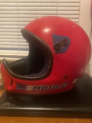 Vintage Bell Moto 4 Helmet 09/87 See Pics For Condition • $60