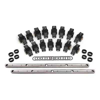 Engine Valve Cover Roller Rocker Arm Set; 1.5; Shaft-Mount; MOPAR; Black; SB Fit • $462.62