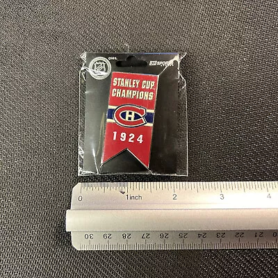 Montreal Canadiens 1924 Stanley Cup Banner Pin • $10.90