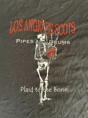 LA Scots Pipe Band - Plaid To The Bone Tshirt • $15