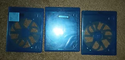 Lot Of 3 Empty Blu Ray Cases 1 Disc 2 Disc & 4 Disc EX CONDITION • $9.99