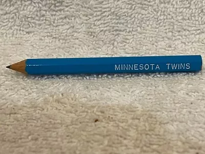 VINTAGE Minnesota Twins 1960's Blue Score Card Pencil Metropolitan Stadium NICE • $14.99