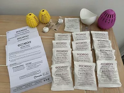 Ecoegg 280 Wash Laundry Kit Inc Dryer Eggs & Detox Tablets. British Blooms • £30