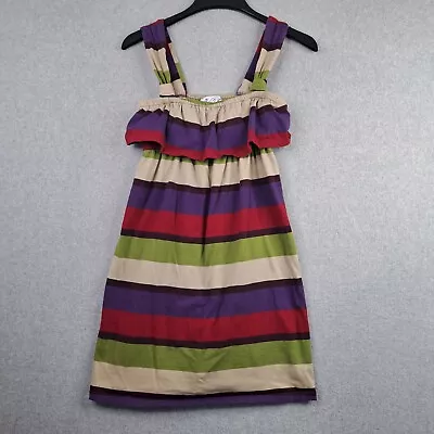 VaVa Joy Han USA Made Stripe Dress Tunic Strappy Size Small  • $11.98