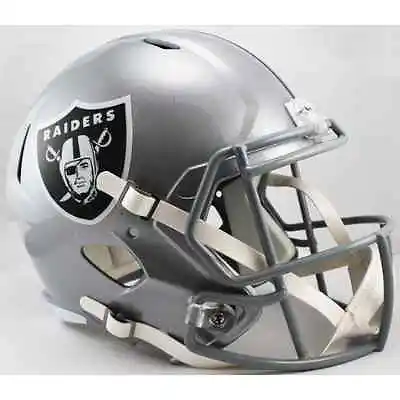 OAKLAND RAIDERS NFL Riddell SPEED Full Size Replica Football Helmet • $129.99