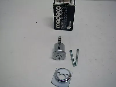 Medeco Lock Cylinder  (10W0400H) Satin Chrome Finish • $29.99