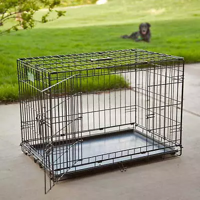 Double Door Metal Dog Crate All Inclusive Dog Crate 36  • $60.19