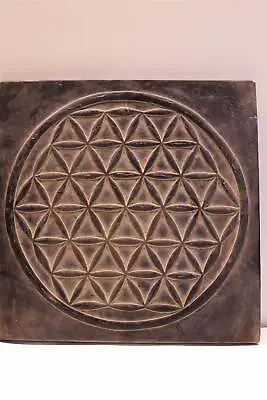 Fantastic Wall Relief Of The Flower Of Life Symbol Of Sacred Geometry-flower • $139.30