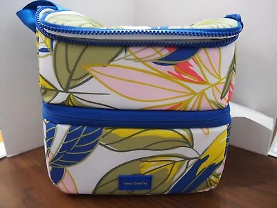 Vera Bradley ReActive Expandable Lunch Cooler Bag Rain Forest Leaves (F/S) • $29.99