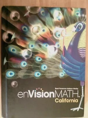 ENVISION MATH CALIFORNIA GRADE 5 By Randall Charles - Hardcover **Excellent** • $21.95