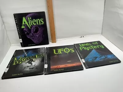 The Unexplained Book Lot 4  Ex-Lib Teacher Homeschool Reading Mystery UFO Aliens • $24.99