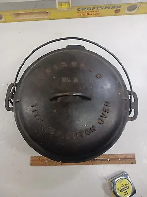 Griswold No.9 TITE-TOP Cast Iron Dutch Oven With Lid  834A 2552A • $175