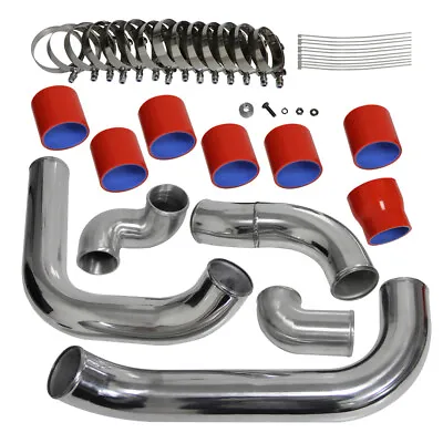 Intercooler Pipe Kit For Toyota 1JZ-GTE Chaser Cresta Mark II JZX90 JZX100 Red • $270.29