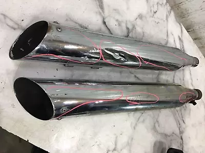 08 Harley FLTR Road Glide Vance & Hines Aftermarket Muffler Exhaust Tail Pipes • $175