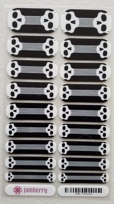 $7 • Buy Jamberry Nail Wraps Full Sheet Poisoned Halloween Retired February 2015
