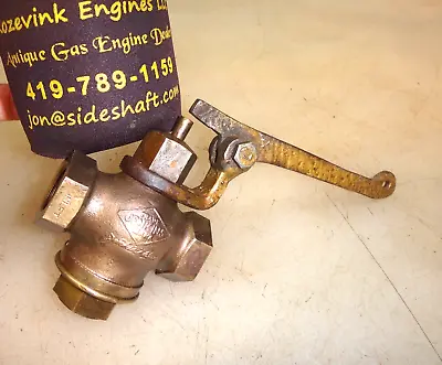 1/2  Jenkins Whistle Valve Very Nice Old Brass Steam Engine !!! • $114.95