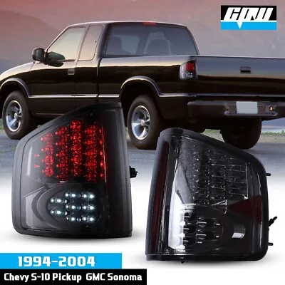 For 94-04 Chevy S10/GMC Sonoma Isuzu LED Tail Lights Smoke Brake Rear Lamp • $86.99
