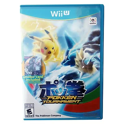 $13.50 • Buy Pokken Tournament (Nintendo Wii U, 2016) Pokémon Game Tested And Works